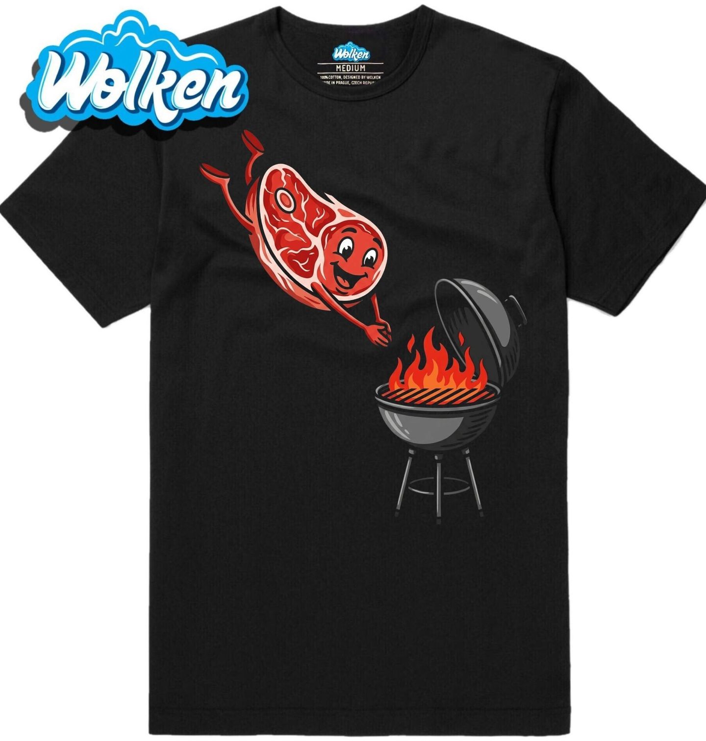 Pánské tričko Veselý Steak na Grilu.jpg