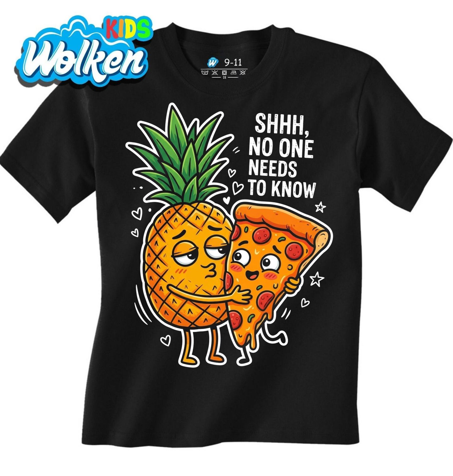 Dětské tričko Ananas na Pizze Hawai No One Need to Know.jpg