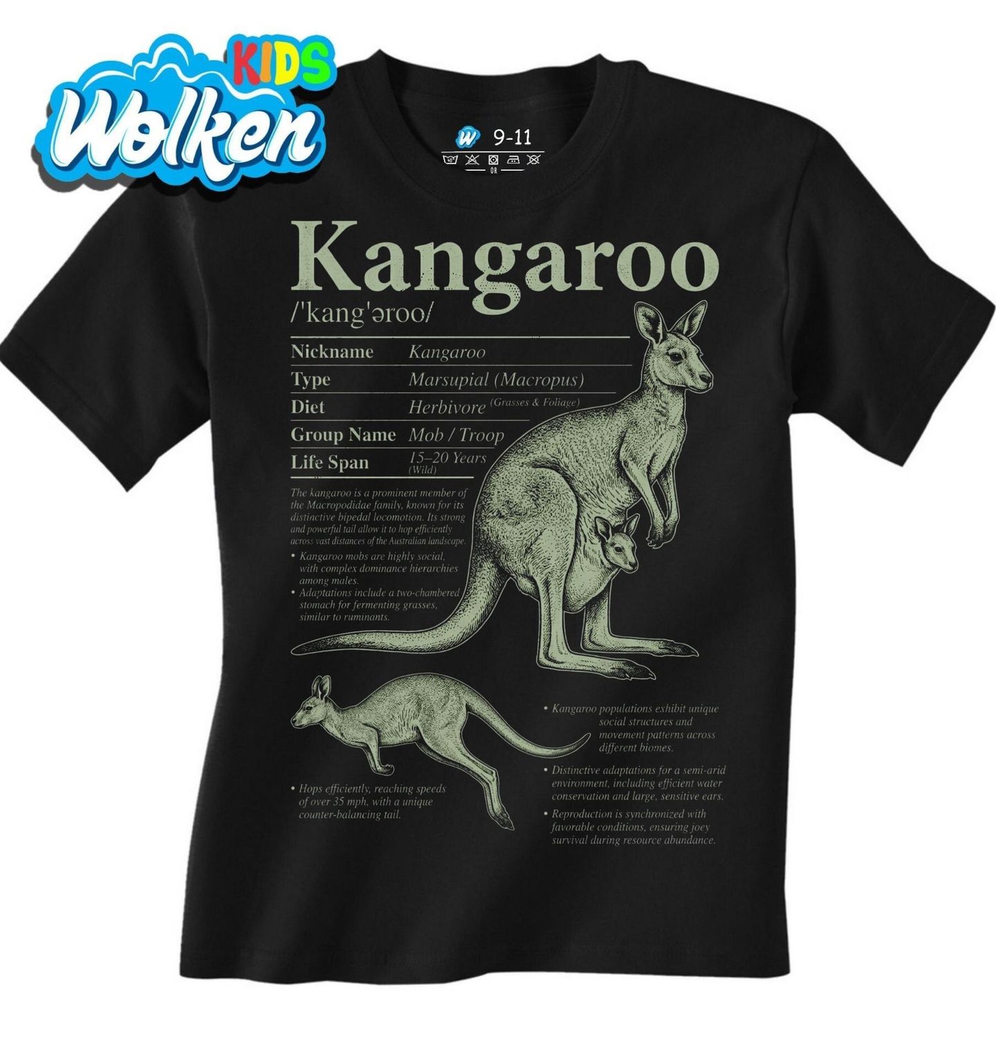 Dětské tričko Klokan Kangaroo.jpg
