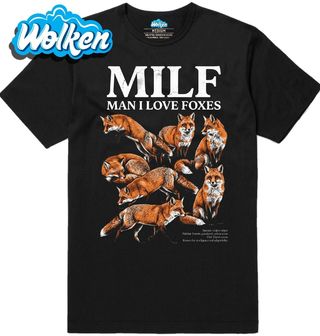 Pánské tričko MILF Man I Love Foxes Liška.jpg