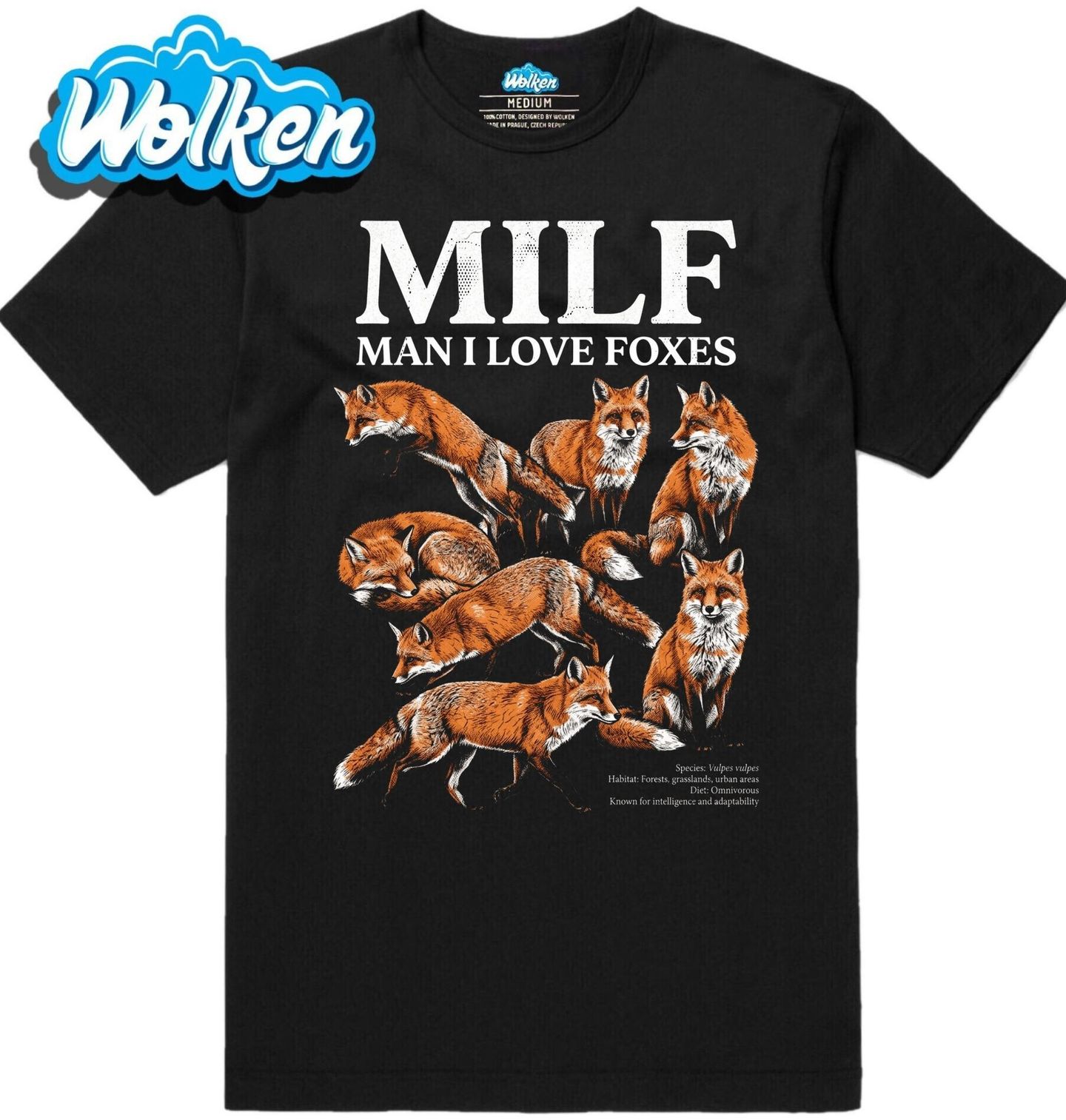 Pánské tričko MILF Man I Love Foxes Liška.jpg