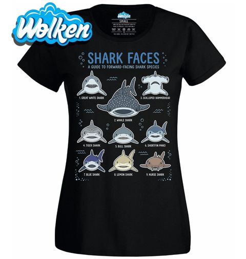 Obrázek produktu Dámské tričko Atlas Žraloků Shark Faces