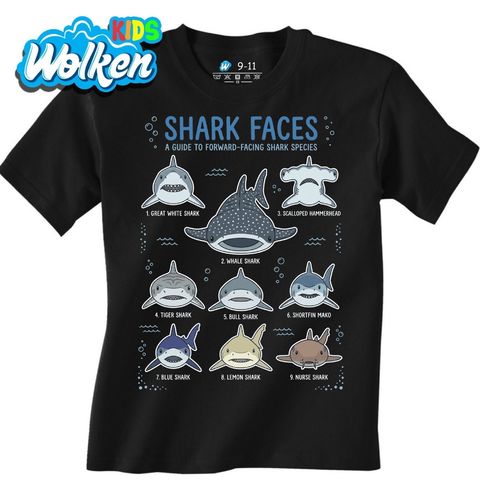 Obrázek produktu Dětské tričko Atlas Žraloků Shark Faces