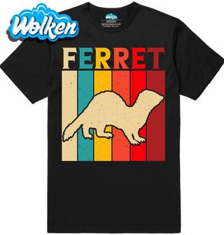 Pánské tričko Barevná Fretka Ferret.jpg