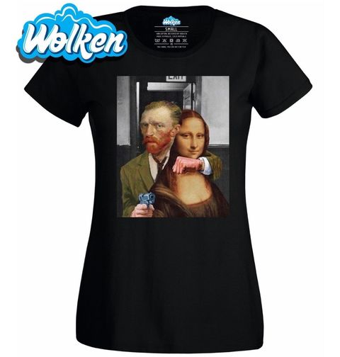 Obrázek produktu Dámské tričko Rukojmí Mona Lisa a Vincent van Gogh