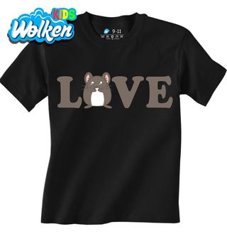 Dětské tričko Láska k Činčilám LOVE.jpg