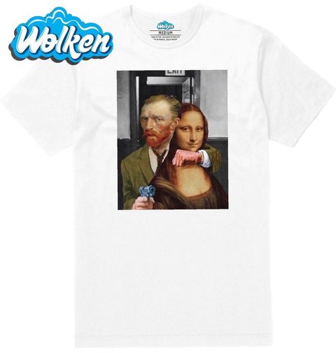 Obrázek produktu Pánské tričko Rukojmí Mona Lisa a Vincent van Gogh