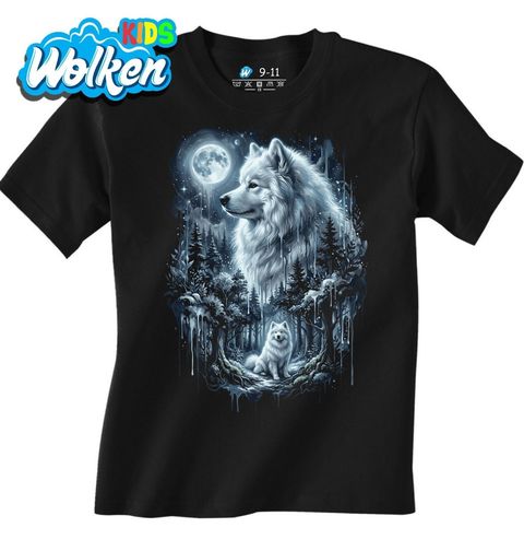 Obrázek produktu Dětské tričko Samojed pod Svitem Úplňku