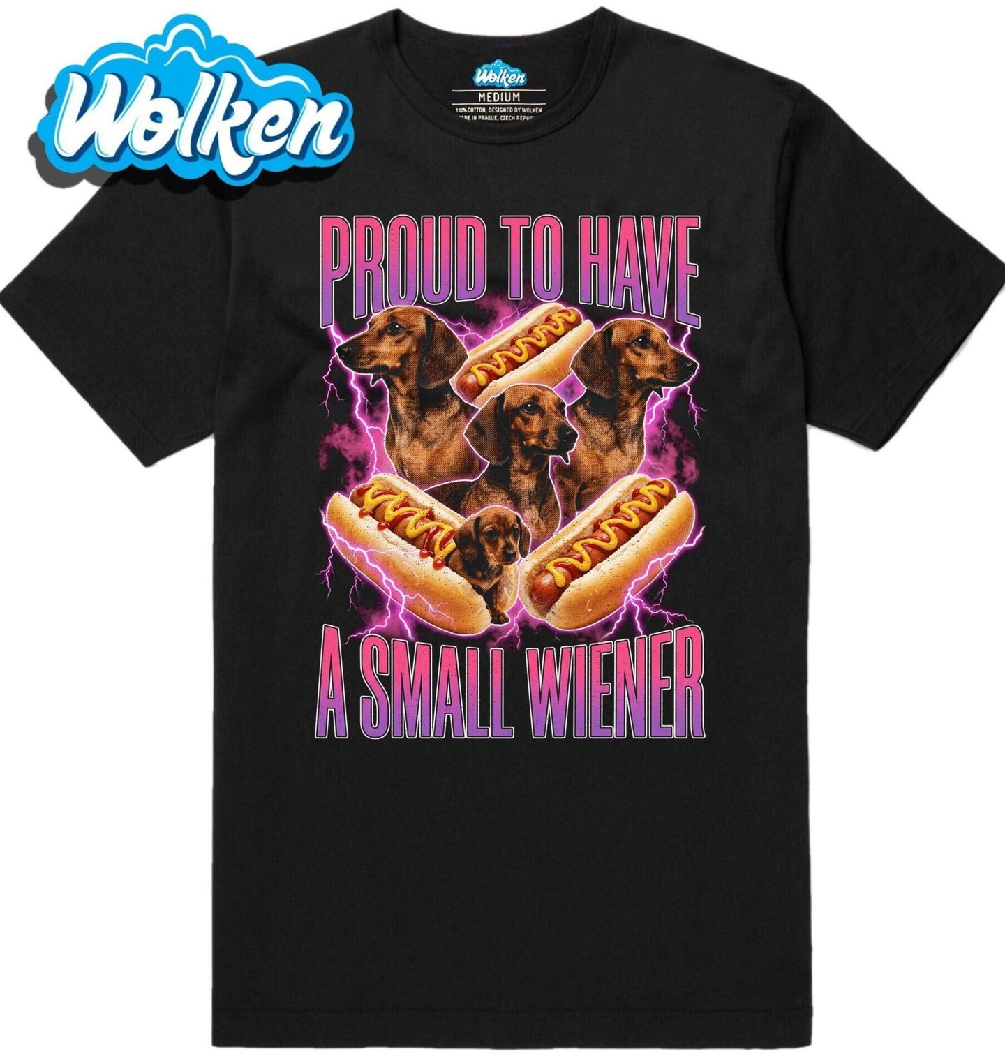 Pánské tričko Jezevčík Proud to Have a Small Wiener.jpg