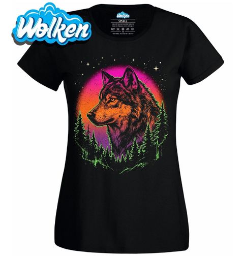 Obrázek produktu Dámské tričko Neonový Vlk