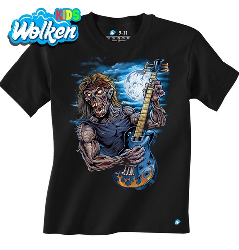 Obrázek produktu Dětské tričko Metal Zombie Kytarista při Úplňku Povstal