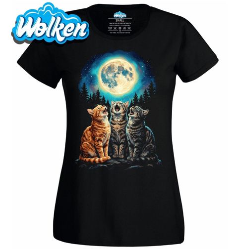 Obrázek produktu Dámské tričko Kočky pod Úplňkem