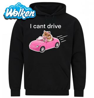 Mikina Řidič Křeček Neumím Řídit I Can't Drive.jpg