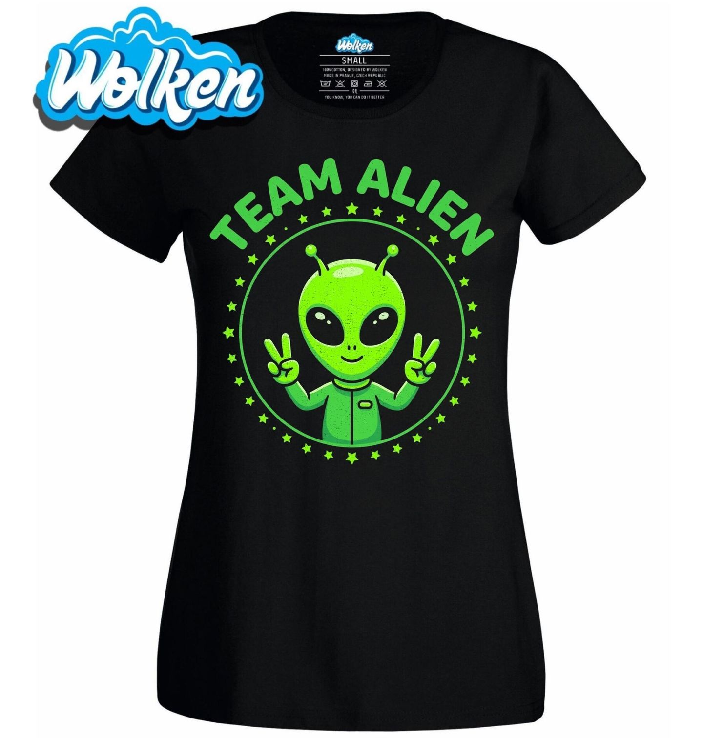Dámské tričko Tým Mimozemšťanů Team Alien.jpg