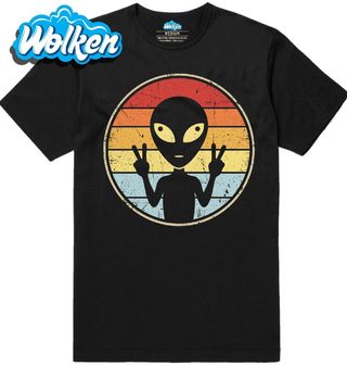 Pánské tričko Retro Mimozemšťan Peace.jpg