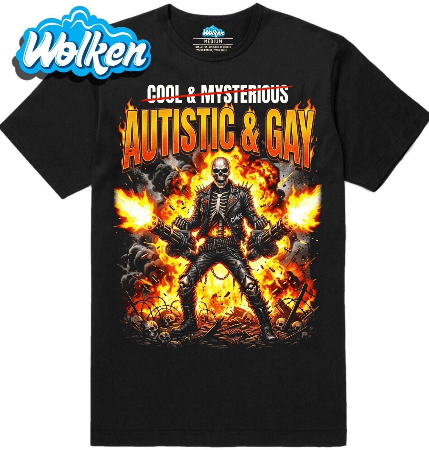 Pánské tričko Autistický a Gay.jpg