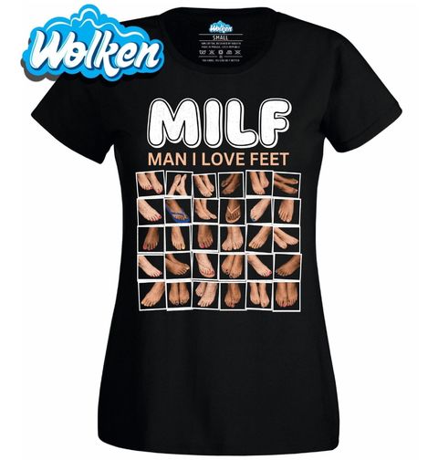 Obrázek produktu Dámské tričko MILF Miluji Chodidla