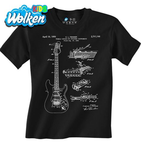 Obrázek produktu Dětské tričko Kytara Patent C. L. Fender