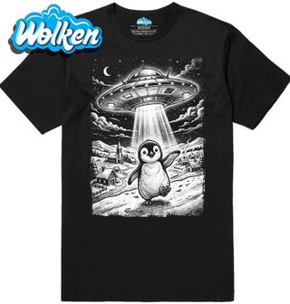 Pánské tričko Tučňák a UFO.jpg