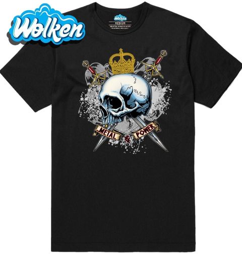 Obrázek produktu Pánské tričko Lebka Metal & Power