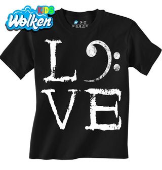 Dětské tričko Láska k Basovému Klíči LOVE.jpg