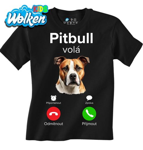 Obrázek produktu Dětské tričko Pitbull volá Phone Call