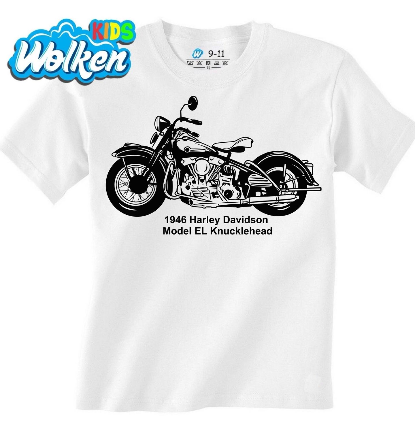 Dětské tričko Americká Legenda Harley Davidson Model EL Knucklehead.jpg