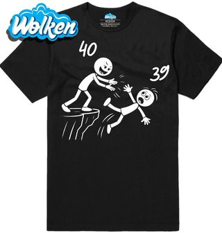 [cz] [produkt] [pánské tričko] [černá] [hlavní] Sbohem, třicítky! Čtyřicítka přichází!.jpg