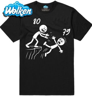 [cz] [produkt] [pánské tričko] [černá] [hlavní] Sbohem, sedmdesátky! Osmdesátka přichází!.jpg