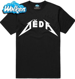 [cz] [produkt] [pánské tričko] [černá] [hlavní] Metalový Děda.jpg