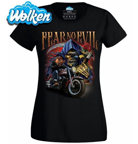 Obrázek produktu Dámské tričko Vepř na Motorce Fear No Evil