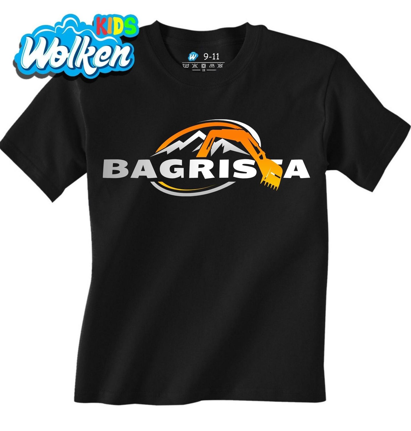 [cz] [produkt] [dětské tričko] [černá] [hlavní] Hrdý Bagrista.jpg