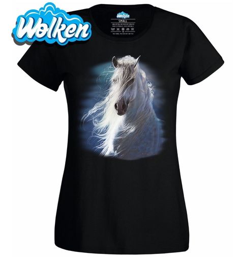 Obrázek produktu Dámské tričko Bílý kůň ve větru