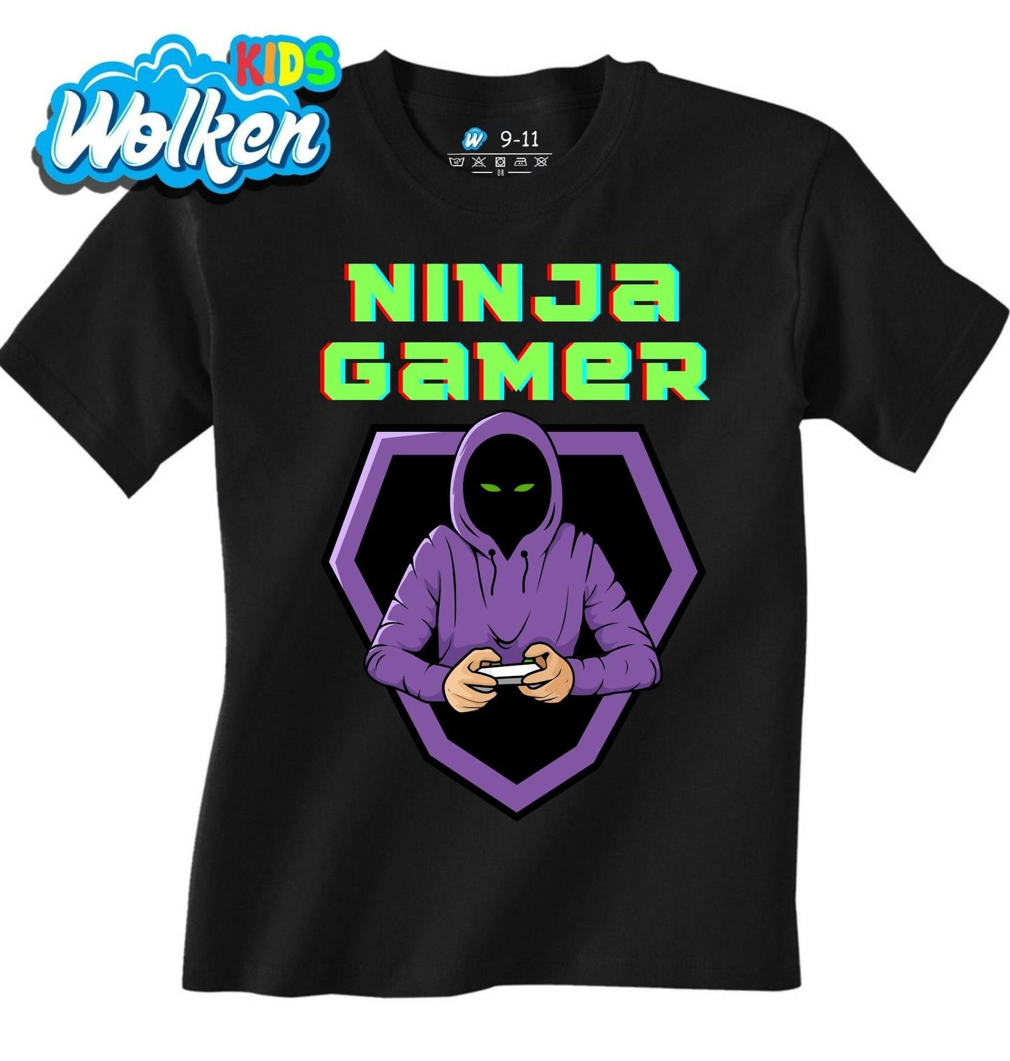 [cz] [produkt] [dětské tričko] [černá] [hlavní] Ninja Hráč Ninja Gamer.jpg
