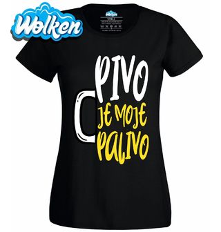[cz] [produkt] [dámské tričko] [černá] [hlavní] Pivo Je Moje Palivo.jpg