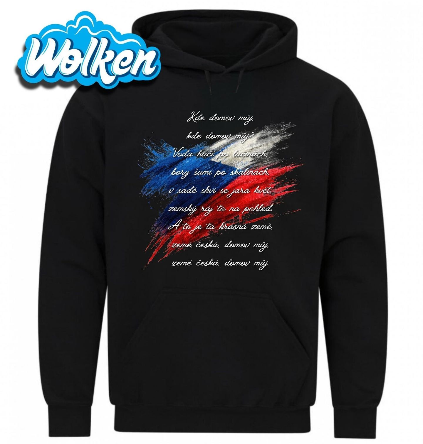 [cz] [produkt] [mikina] [černá] [hlavní] Česká Hymna Kde Domov Můj.jpg