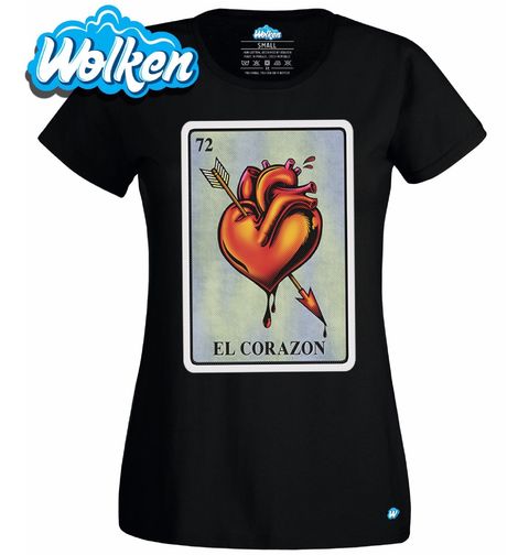 Obrázek produktu Dámské tričko El Corazon Srdce Karty