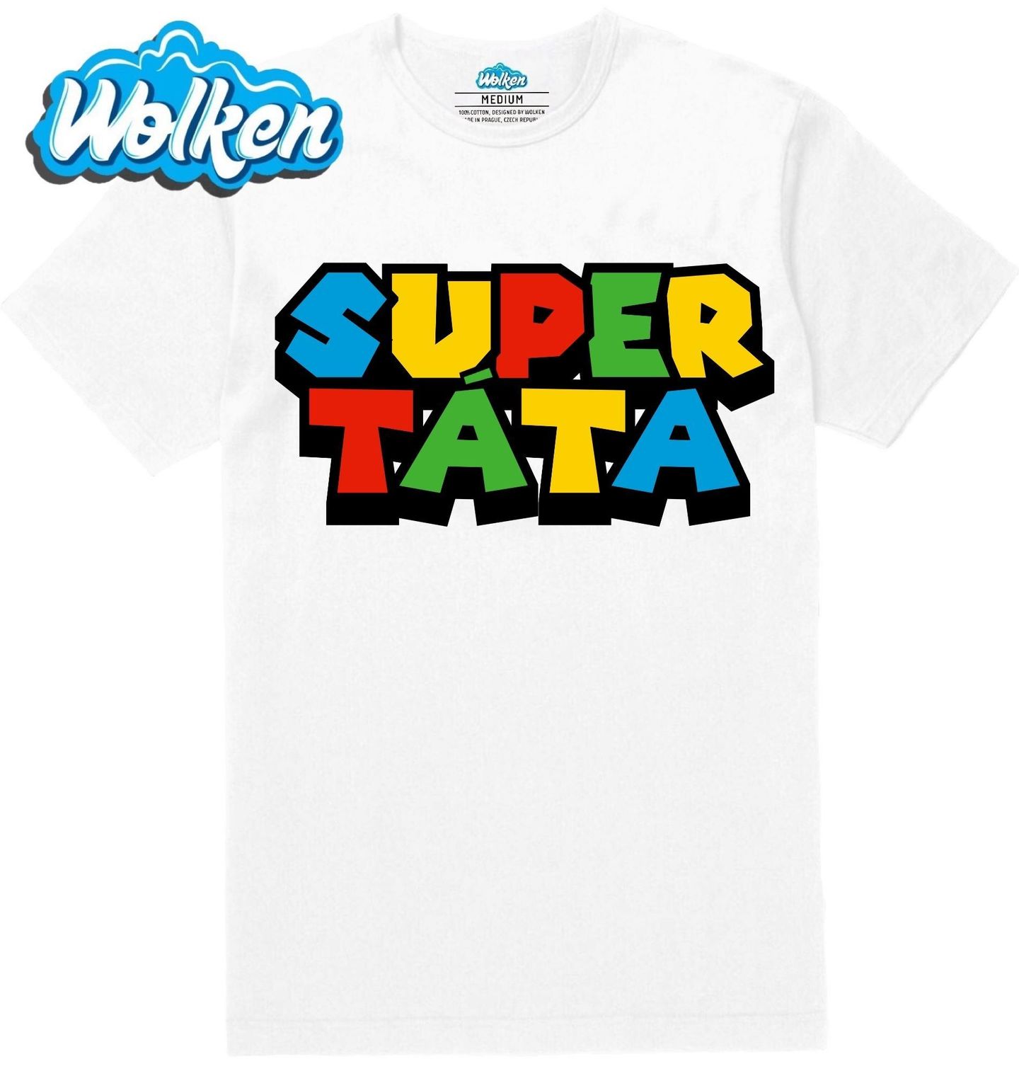 [cz] [produkt] [pánské tričko] [bílá] [hlavní] Super Táta.jpg