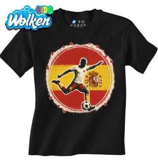 [cz] [produkt] [dětské tričko] [černá] [hlavní] Španělská Fotbalová Vášeň.jpg