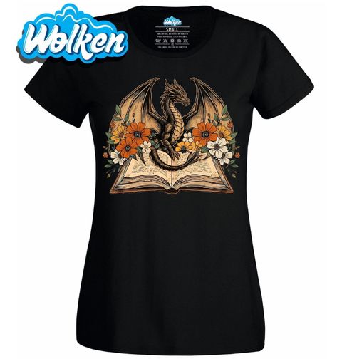 Obrázek produktu Dámské tričko Drak jako Strážce Fantasy Příběhů