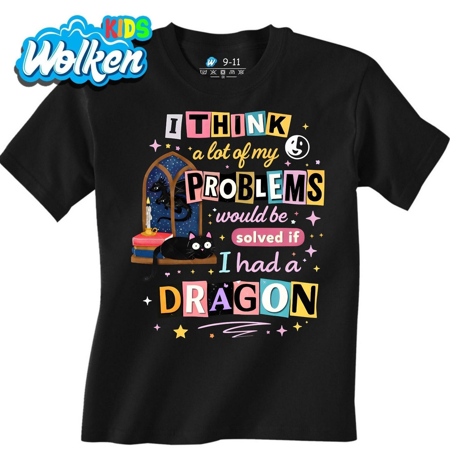 [cz] [produkt] [dětské tričko] [černá] [hlavní] Chci Draka.jpg