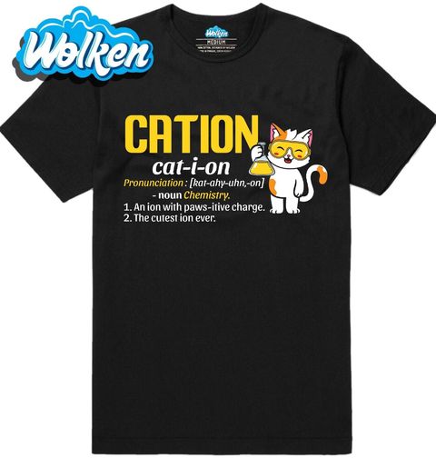 Obrázek produktu Pánské tričko Kation Kočičí Chemie Cation The Cutest Ion Ever