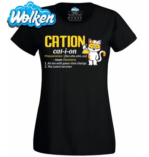 Obrázek produktu Dámské tričko Kation Kočičí Chemie Cation The Cutest Ion Ever