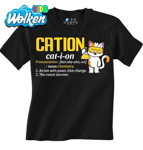Obrázek produktu Dětské tričko Kation Kočičí Chemie Cation The Cutest Ion Ever