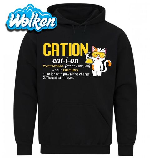 Obrázek produktu Pánská mikina Kation Kočičí Chemie Cation The Cutest Ion Ever