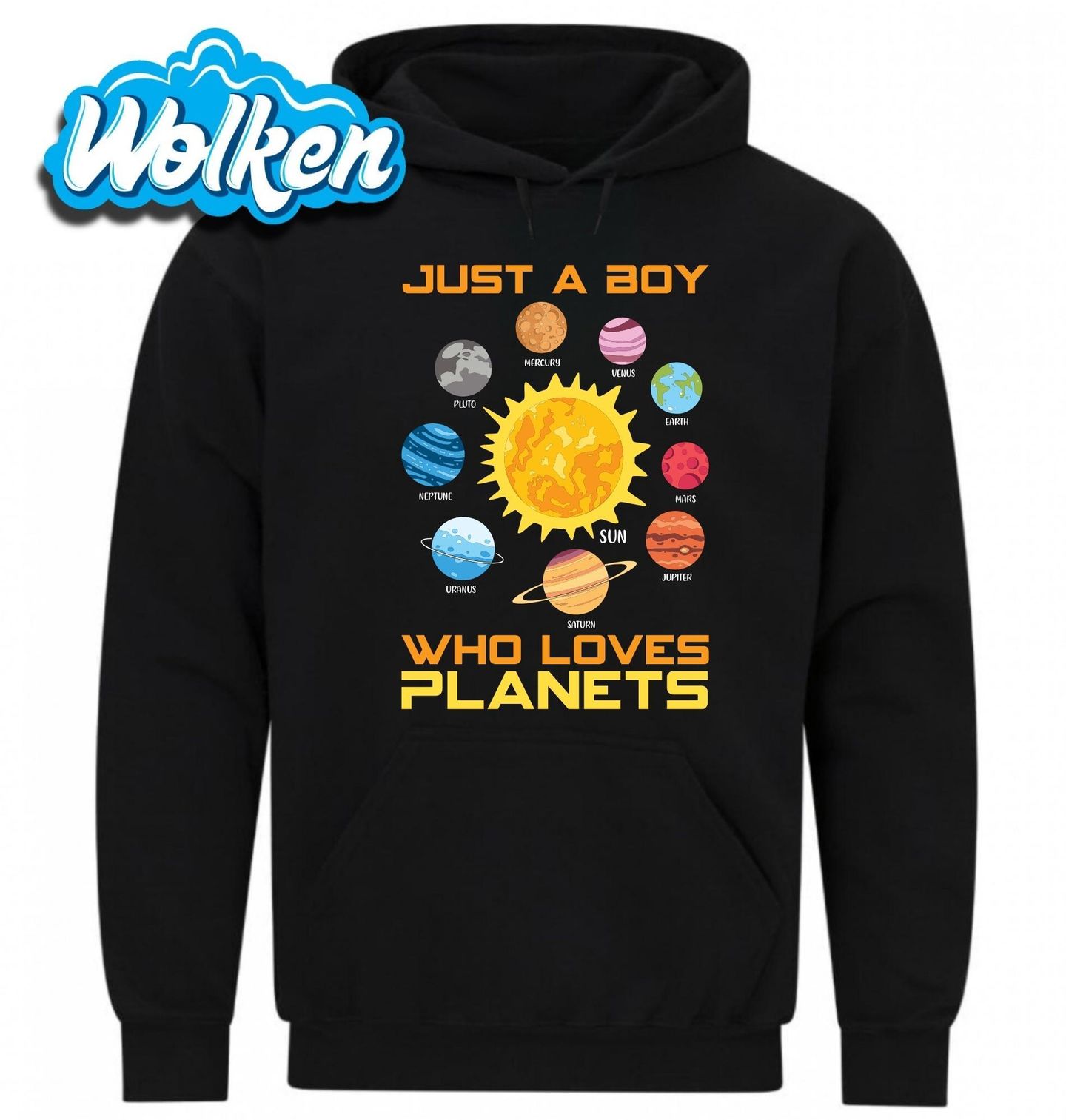 [cz] [produkt] [mikina] [černá] [hlavní] Prostě Kluk, Který Miluje Planety Just a Boy Who Loves Planets.jpg
