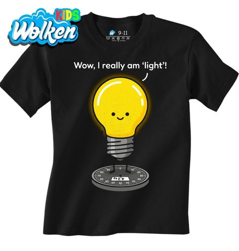 Obrázek produktu Dětské tričko Žárovka Wow, I Really am Light