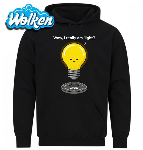 Obrázek produktu Pánská mikina Žárovka Wow, I Really am Light