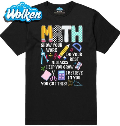 Obrázek produktu Pánské tričko Matematika Proces Učení Math