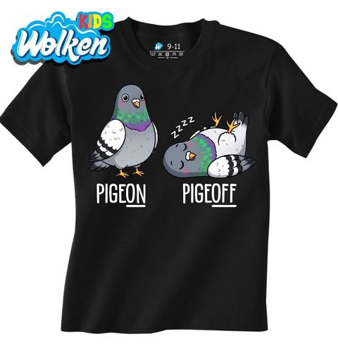 Obrázek produktu Dětské tričko Holubí Režim ON/OFF Vypnuto Zapnuto Pigeon Pigeoff